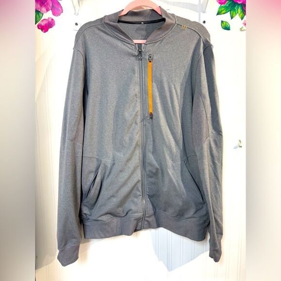 Lululemon Six Pack Jacket‎ Heathered Gray Sz L - Picture 2 of 9